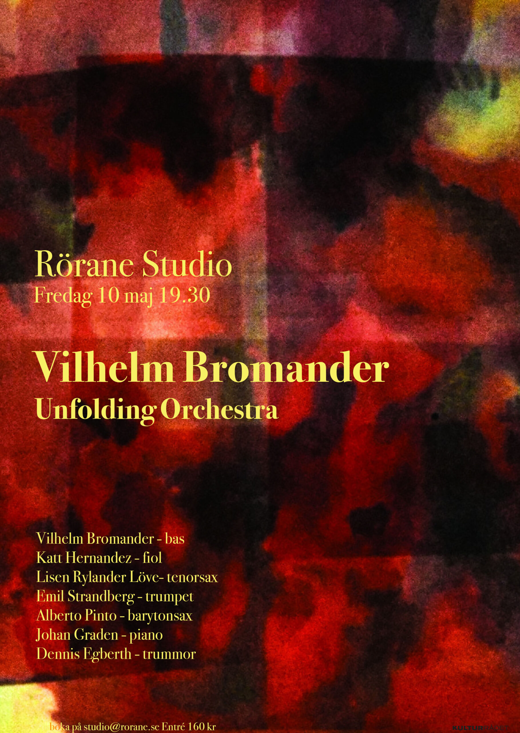 Vilhelm Bromander Unfolding Orchestra – 10 maj 2024
