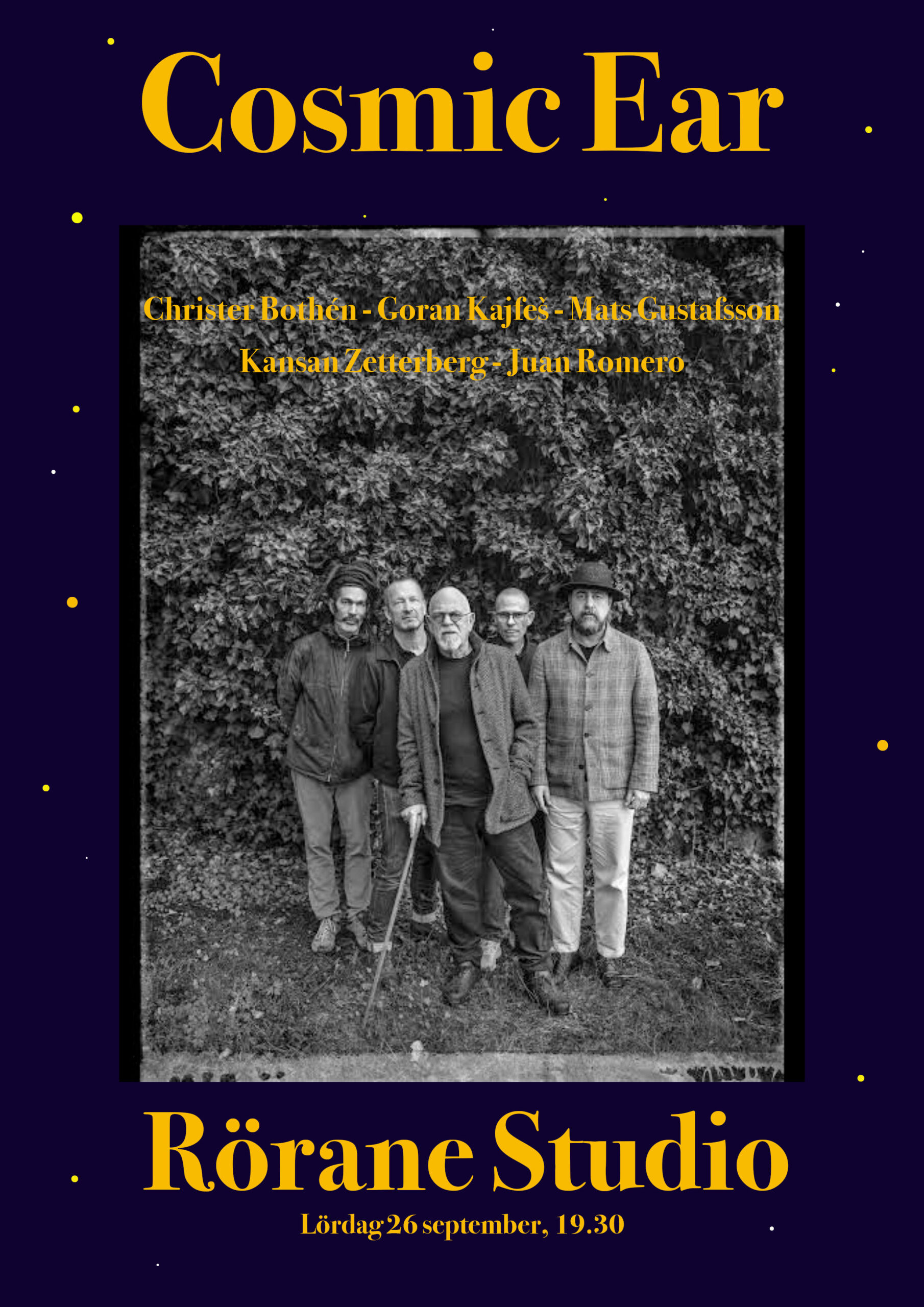 Cosmic Ear – lördag 26 september