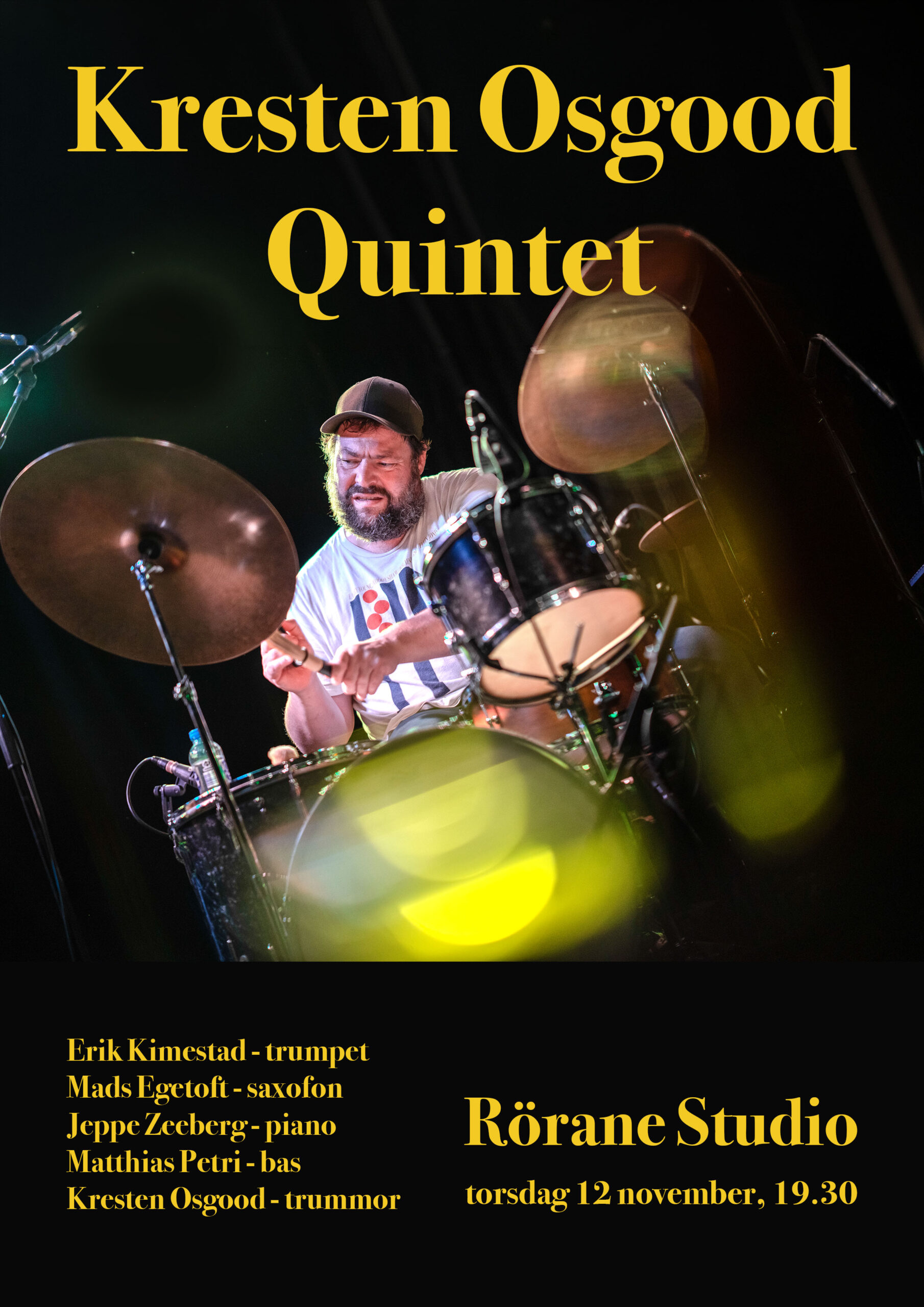 Kresten Osgood Quintet – torsdag 12 november, 19.30